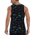 thumbnail image 3 of Easygdp Gamepads Men's Tank Top, Sleeveless Muscle T Shirts, Breathable, Quick-Dry, Loose for Gym, Running, Fitness - XX-Large, 3 of 9