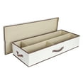 thumbnail image 6 of Household Essentials Gift Wrap Organizer with Lid, Natural and Brown, 6 of 12