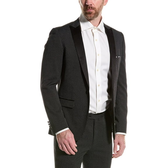 Paisley & Gray mens  Grosvenor Slim Fit Jacket, 38R, Black