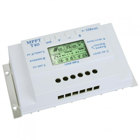 

DOACT Solar Charge Controller Rugged Long Lasting MPPT 12V 24V Auto 40A Solar Charge