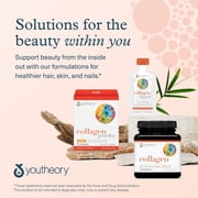 Youtheory Advanced Collagen with Vitamin C - 6000 mg ببتيدات الكولاجين المحللة والأحماض الأمينية - دعم الشعر والأظافر والمفاصل والعظام - 120 قرصًا (إمداد لمدة 20 يومًا)*