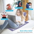 thumbnail image 4 of TOMSHOO Acupressure Mat and Pillow Set with 2pcs Spiky Massage Balls for Back / Neck Pain Relief and Muscle Relaxation 27" x 17" (Orange), 4 of 7
