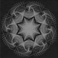 thumbnail image 1 of Ahgly Company Machine Washable Indoor Square Transitional Night Black Area Rugs, 6' Square, 1 of 7