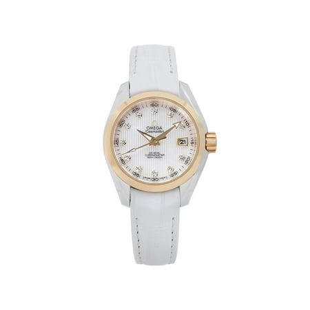 Omega Seamaster Aqua Terra 18K Gold MOP Dial Ladies Watch 231.23.30.20.55.002