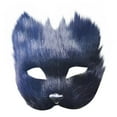 thumbnail image 2 of Máscara de media cara para disfraces | Accesorio de disfraz de Halloween para hombres y mujeres | Accesorios para fiestas de disfraces | Cubrebocas de plástico para eventos temáticos y cosplay, 2 of 3