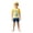 Yellow#04, variant on Y-Sunset Boy Quick Dry Swimsuits 3 Piece Swim Set Beach Swim Trunks Top TShirt Swimming Cap Sun Protection Bathing Suit Swimwear Kids 2-3 Years&Yellow#02