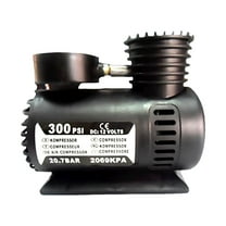 Zehuanyu 300 Psi Single Cylinder Air Compressor 16X14.5cm Black
