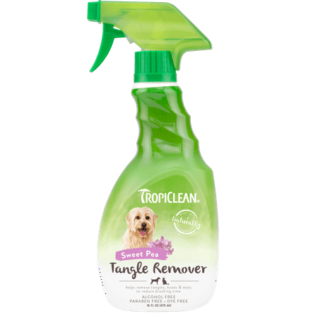 UPC: 0645095160002 | TropiClean Sweet Pea Conditioner Tangle Remover Spray for Dogs & Cats  16oz