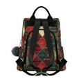 thumbnail image 2 of FORMRS Women's Travel Backpack Purse Anti-Theft Hidden Pockets Casual Shoulder Bag, Dark Tartan Pattern, 2 of 7