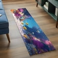 thumbnail image 4 of Ocean Yellow Fish Washable Runner Rugs 2'x6', Nautical Watercolor Sea Fish Coral Sunlight Low Pile Throw Entryway Rug Non-Slip Sturdy Edge Binding Carpet for Indoor Bedside Entrance Bedside, 4 of 9