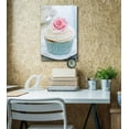 thumbnail image 3 of Canvas Prints Wall Art - Cupcake Decorated with a Pink Sugar Rose - 12" x 18", 3 of 5
