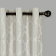 thumbnail image 5 of Eclipse Hazel Geometric Blackout Grommet Top Window Panel, Beige, 40x63, 5 of 6