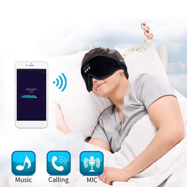 Suministros Música Máscara Para Ojos Auriculares Para Dormir 3D Bluetooth Inalámbrico Sombreado Dormir Viaje Aéreo Meditación