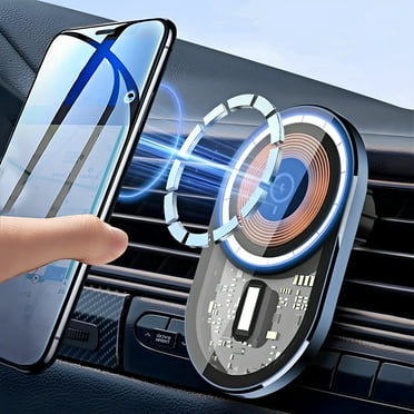 Magsafe Car Mount Charger for iPhone 17/16/15/14/13/12, 360°Adjustable Strong Magnetic Air Vent Mount Phone Holder Mount, Cell Phone Car Holder Phone Stand for Car