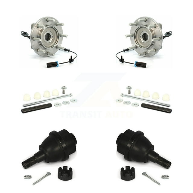 Transit Auto Front Bearing Lower Ball Joint Sway Bar Stabilizer Link Kit for Car 2007-2010 GMC Sierra 3500 HD Chevrolet Silverado with Dual Rear Wheels - Left Right Side (Driver Passenger) K77-102163