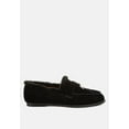thumbnail image 6 of Ohrid Real Suede Leather  Faux Fur Flat Loafers, 6 of 10