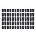 thumbnail image 1 of Tapas protectoras de PVC negras, 100 piezas, protectores de extremos redondos para roscas de tornillos y accesorios de tuberías, 1 of 8