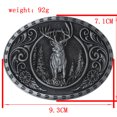 thumbnail image 4 of Western Cowboy Belt Buckle - Patriotic American Flag Deerhide Belt,Punk Belt Buckle,Men's and Women's Western Belt Buckle, 4 of 6