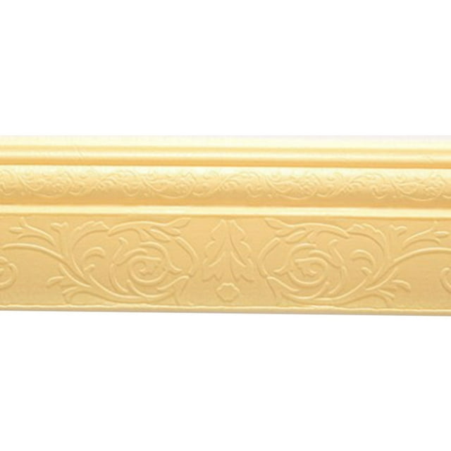 3D Pattern Adhesive Corner Line Stickers Waterproof Soft Foam Ceiling