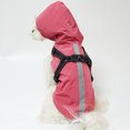 thumbnail image 2 of Pet Raincoat Rain Jacket With Hood Waterproof Breathable Reflective Puppy Clothes For Medium Large Small Dogs, 2 of 8