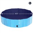thumbnail image 3 of Renwick Foldable Pet Swimming Pool Wash Tub, Blue, Large, 47.5", 3 of 8