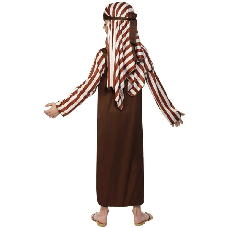 Shepherd Costume Kids Brown Robe Headpiece Shepherd Costume Kids Brown Robe Headpiece