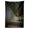 thumbnail image 3 of Ambesonne Antique Tablecloth Rectangular Table Cover, Abandoned Grunge, 52"x70", Grey Green, 3 of 4