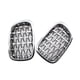 thumbnail image 1 of Rejilla de riñón delantera para automóvil, 2 piezas, 51137005837, resistente al desgaste, accesorios izquierdo y derecho, reemplazo duradero , galvanoplastia Sunnimix Parrilla delantera tipo riñón, 1 of 8