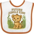 thumbnail image 3 of Inktastic Cute Future Jungle King Lion Cub Illustration Boys or Girls Baby Bib, 3 of 4