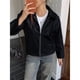 thumbnail image 4 of Chaqueta de para Mujer, de Gamuza Sintética, para Otoño e Invierno, Abrigos, Ropa y Tops. Negro M, 4 of 8