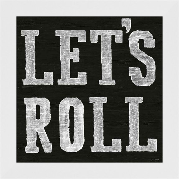 Great Art Now Lets Roll V by James Wiens, Framed Wall Art, 14W x 14H