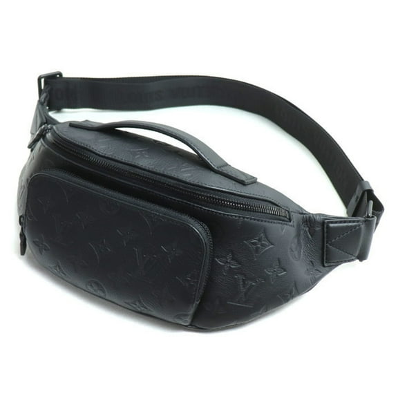 Pre-Owned LOUIS VUITTON Louis Vuitton Rush Bum Bag Waist Monogram Shadow Black M47058... (Good)