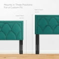 thumbnail image 6 of Greta Performance Velvet King California King Headboard, Teal, 6 of 6