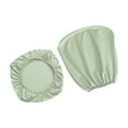 thumbnail image 3 of Baohd Split Office Chair Cover Dustproof Waterproof Rotating Chair Protector Green Seat+Backrest, 3 of 9