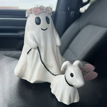 

Clearance Halloween 2024 Halloween Ghost Figurine Ghost Dog Ghost Walking Dog Statue Outdoor Halloween Decorations Ghost Halloween Decor Home Tabletop Decorations Ghost Halloween Decorations