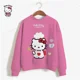 thumbnail image 4 of Sudadera con capucha de dibujos animados divertidos de HELLO KITTY para mujer, sudadera con capucha de HELLO KITTY de El viaje de Chihiro, sudadera con capucha gráfica de los años 90 para mujer, 4 of 5