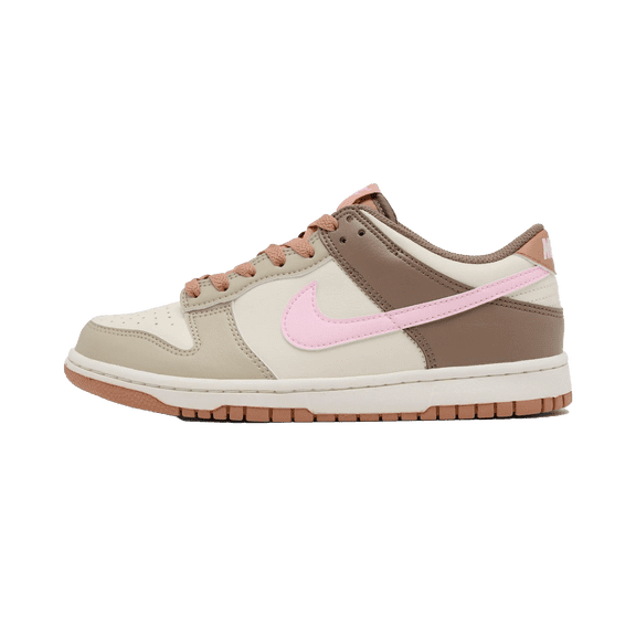 NIKE GRADE SCHOOL DUNK LOW GS "Beige/Brown/Pink" FB9109 201 FB9109 201 from Stadium Goods