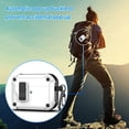 thumbnail image 4 of suit for Airpods Pro 2nd Generation/1st Generation Case Cover with Automatic Snap Switch  Secure Lock Clip Super Protective for Airpods Pro Case (2023) with Keychain for Men Women-Black, 4 of 6