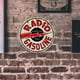 thumbnail image 2 of Placa Metal Vintage Radio Gasolina Pintura Redonda Hierro Arte Pared Del 30x30cm, 2 of 9