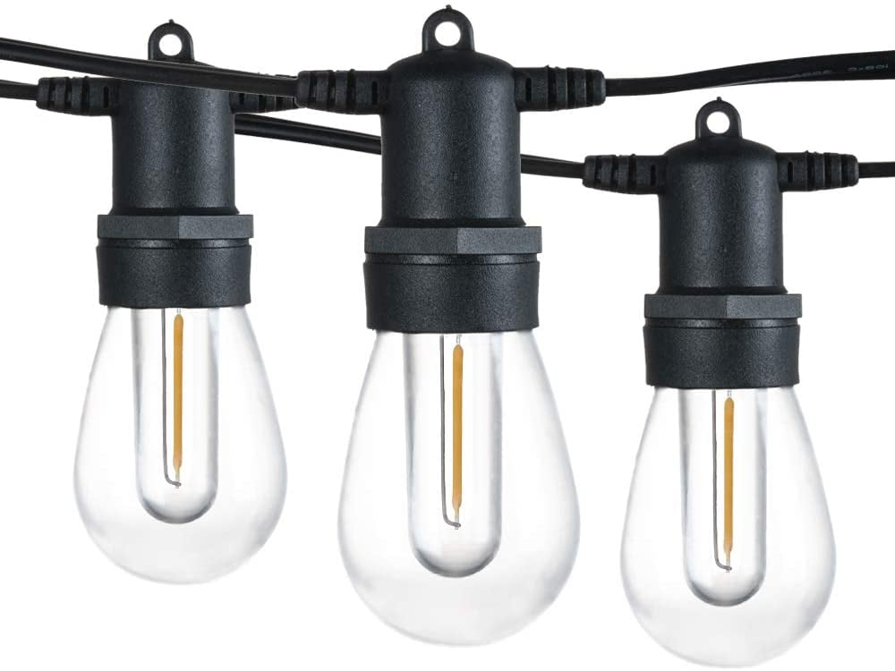Banord 102ft Dimmable Led Outdoor String Lights 34 Hanging Sockets With 35 X Shatterproof Led Bulb Party Lights Waterproof Vintage Ambiance Patio Lights String For Wedding Gatherings Walmart Com Walmart Com