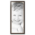 thumbnail image 2 of ArtToFrames 15" x 37" Mahogany and Gold Slope Picture Frame, 15x37 inch Brown MDF Poster Frame (WOM-4447), 2 of 8