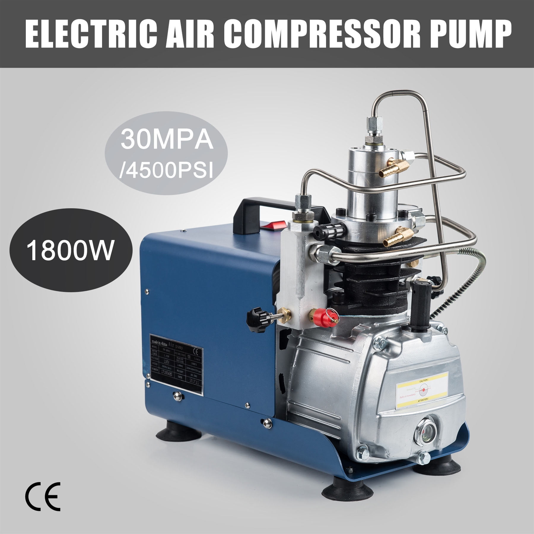 30MPa Air Compressor Pump 110V PCP Electric 4500PSI High Pressure YONG HENG 