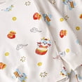 thumbnail image 4 of NOLDARES Toddler Baby Boy Fall Outfits 2 Piece Printed Long Sleeve Round Neck Sweatshirt Fleece Pants Casual Clothes Set Size:1-2 Y,Red, 4 of 6