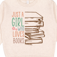 thumbnail image 3 of Inktastic Just a Girl Who Loves Books Reading Toddler Sweatshirt, 3 of 4