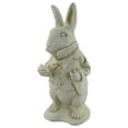 Alice in Wonderland White Rabbit Garden Statue Museum WhiteResin