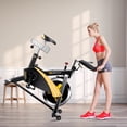 thumbnail image 4 of Goplus Magnetic Exercise Bike Stationary Belt Drive Cycling Bike, 4 of 10