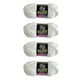 thumbnail image 3 of 4 piezas de hilo luminoso que brilla en la oscuridad, 64 yardas por rollo, hilo de chenilla de 4 mm Blanco, 3 of 9
