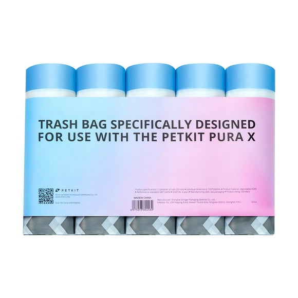 Bolsas de basura para gatos PETKIT PuraMax PuraMax, 5 rollos