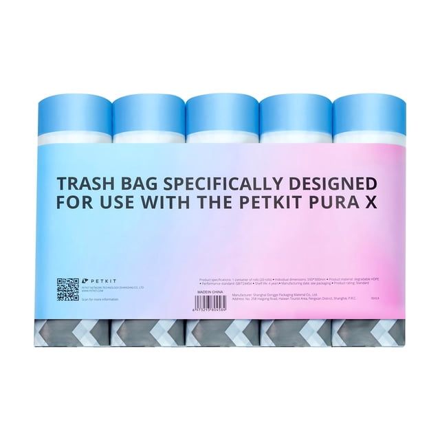 Bolsas de basura para gatos PETKIT PuraMax PuraMax, 5 rollos