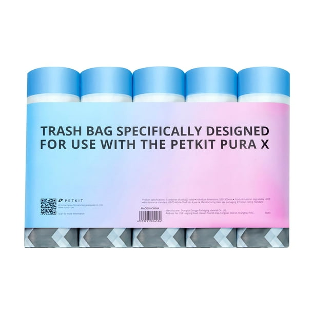 Bolsas de basura para gatos PETKIT PuraMax PuraMax, 5 rollos